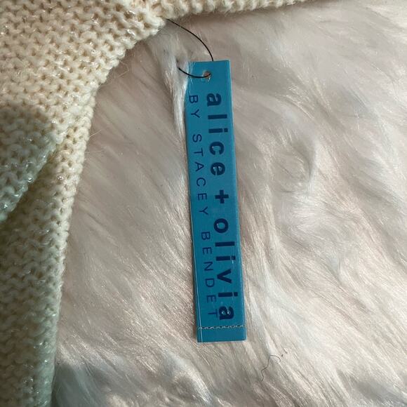 NEW Alice + Olivia Wool Cashmere Classic Timeless Layering Cardigan Sweater NWT - Picture 16 of 16